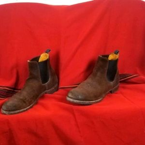 Frye Roughout pull on Chelsea Ankle boot